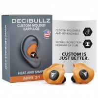 Тапи за стрелба Decibullz Custom Molded Earplugs – персонализирани тапи за уши с термоформоване Тапи за стрелба Decibullz Custom Molded Earplugs – персонализирани тапи за уши с термоформоване